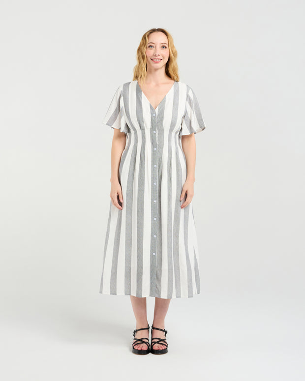 Seduce Amara Dress - Pebble Shore
