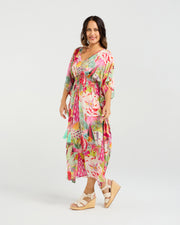Seduce Sonya Dress - Blossom Pop