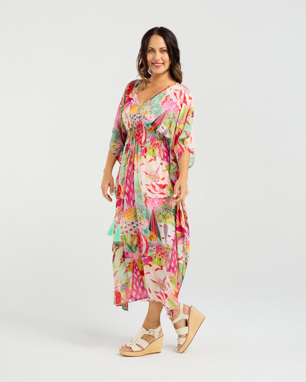 Seduce Sonya Dress - Blossom Pop