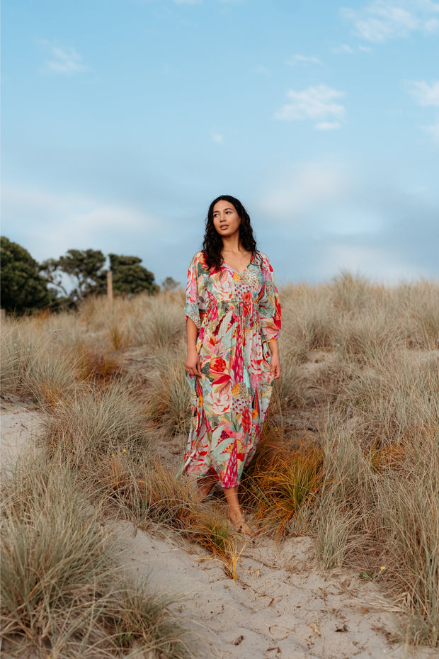 Seduce Sonya Dress - Blossom Pop