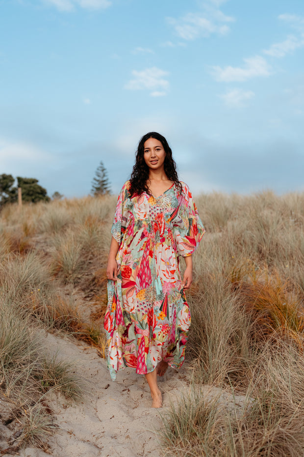 Seduce Sonya Dress - Blossom Pop