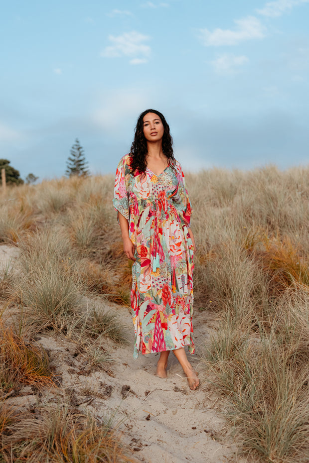 Seduce Sonya Dress - Blossom Pop