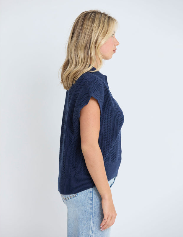 Stella + Gemma Evelyn Vest - Marine