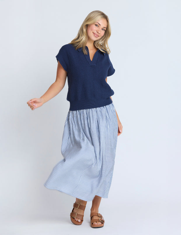 Stella + Gemma Evelyn Vest - Marine