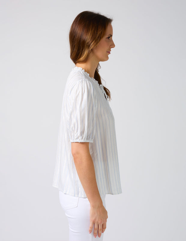 Stella + Gemma Arlo Blouse - Santorini Stripe