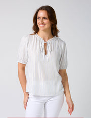 Stella + Gemma Arlo Blouse - Santorini Stripe