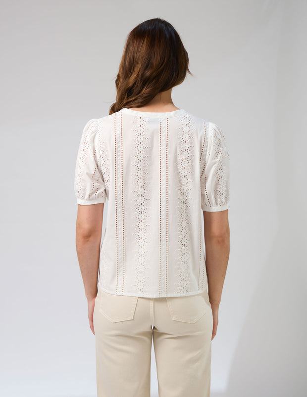 Stella + Gemma Maddie Blouse - White