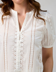 Stella + Gemma Maddie Blouse - White