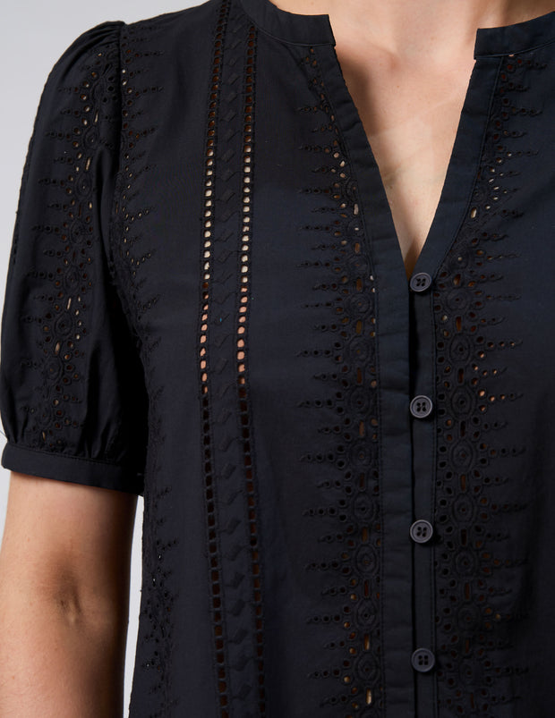 Stella + Gemma Maddie Blouse - Black