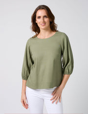Stella + Gemma Ursula Blouse - Sage
