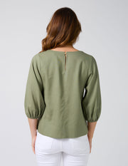 Stella + Gemma Ursula Blouse - Sage