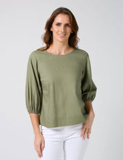 Stella + Gemma Ursula Blouse - Sage