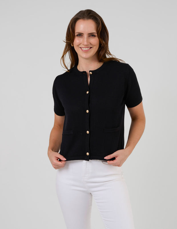 Stella + Gemma Rue Cardi - Black