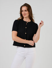 Stella + Gemma Rue Cardi - Black
