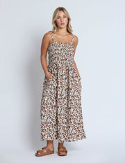 Stella + Gemma Beckett Dress - Summer Leopard