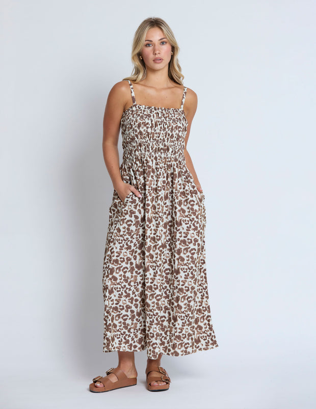 Stella + Gemma Beckett Dress - Summer Leopard