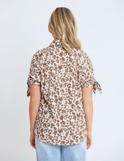 Stella + Gemma Leo Blouse - Summer Leopard