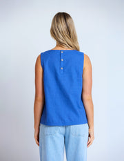 Stella + Gemma Paris Tank - Cornflour