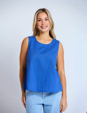 Stella + Gemma Paris Tank - Cornflour