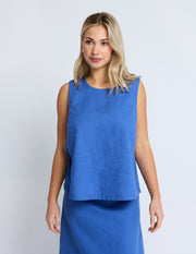 Stella + Gemma Paris Tank - Cornflour