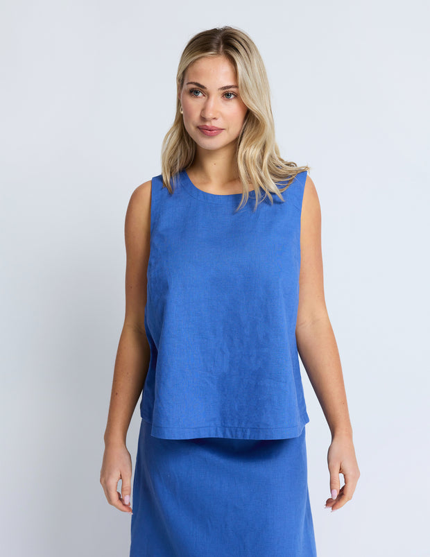 Stella + Gemma Paris Tank - Cornflour