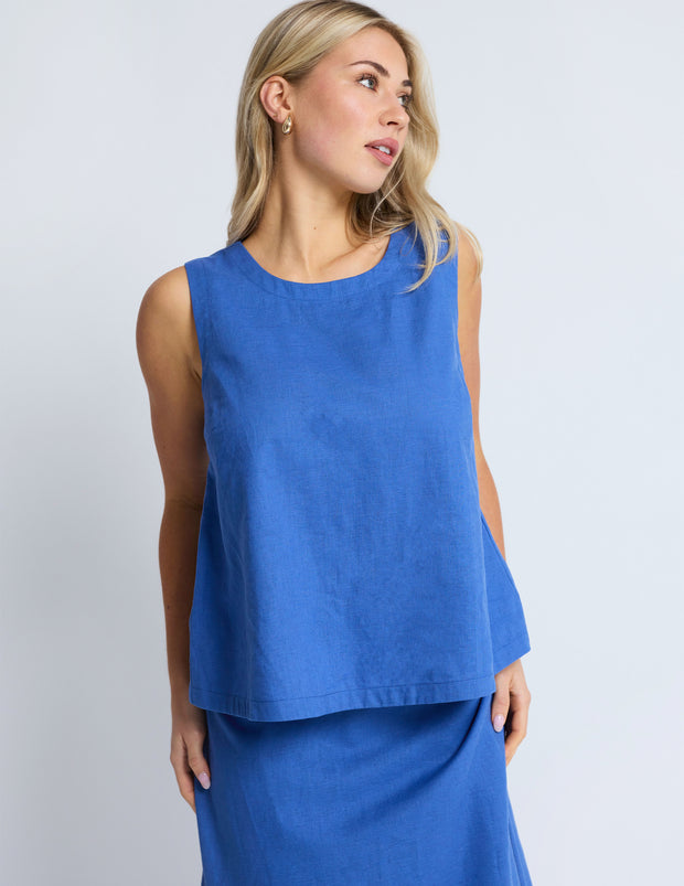 Stella + Gemma Paris Tank - Cornflour