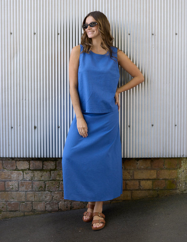 Stella + Gemma Paris Tank - Cornflour