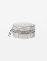 Stella + Gemma Jewel Box - Silver Croc
