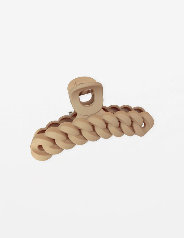 Stella + Gemma Hair Claws - Assorted Coffee Chunky Chain