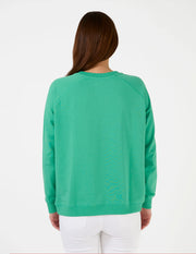 Stella + Gemma Classic Sweater - Logo Mint