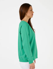 Stella + Gemma Classic Sweater - Logo Mint