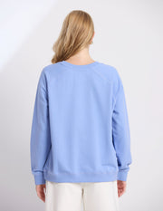 Stella + Gemma Classic Sweat - Sky Embroidered Logo