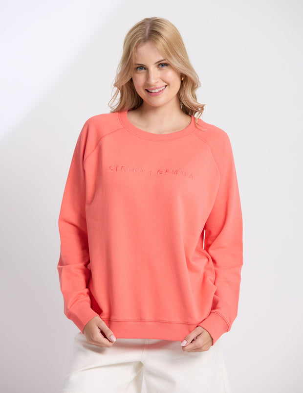 Stella + Gemma Classic Sweat - Coral