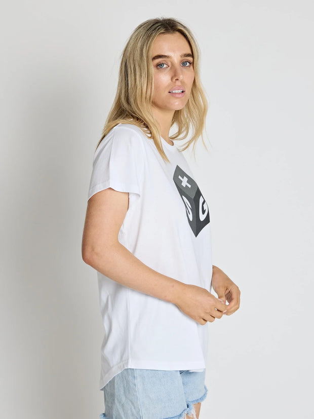 Stella + Gemma T-Shirt - White High Roller
