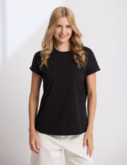 Stella + Gemma Soho Cuff Crew - Black