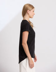 Stella + Gemma Soho Cuff Crew - Black