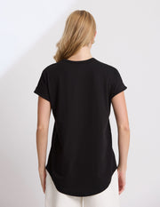 Stella + Gemma Soho Cuff Crew - Black