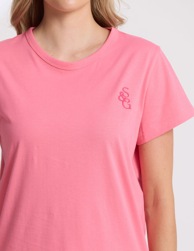 Stella + Gemma Classic Tee - Raspberry