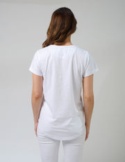 Stella + Gemma Classic Tee Strawberry Scoop - White