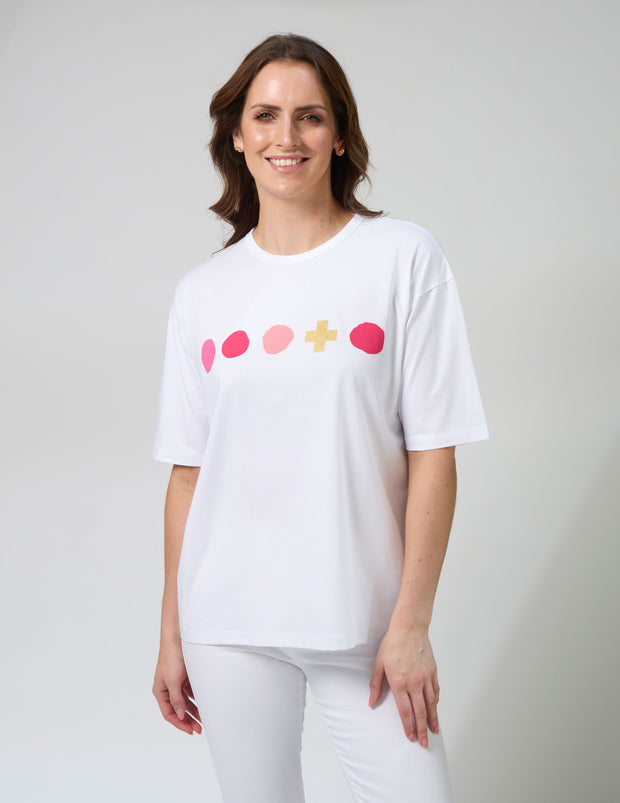Stella + Gemma Porter Tee Isola Bella - White