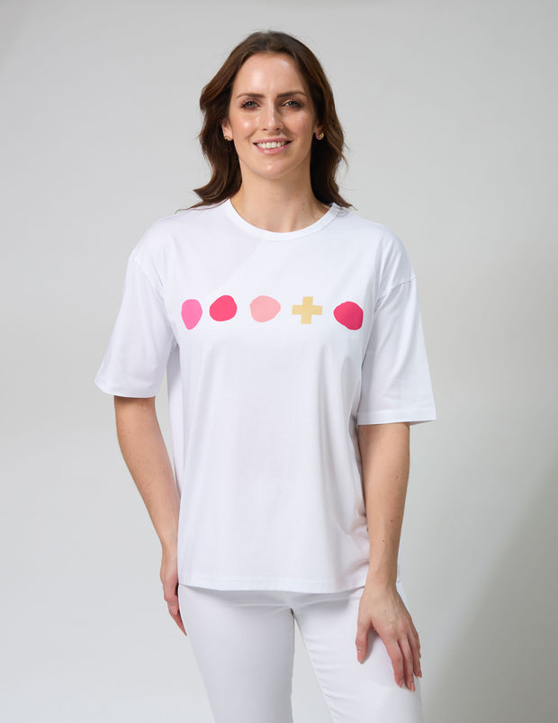 Stella + Gemma Porter Tee Isola Bella - White