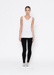 Two By Two Essentials Reversible Rayon Tank - Winter White