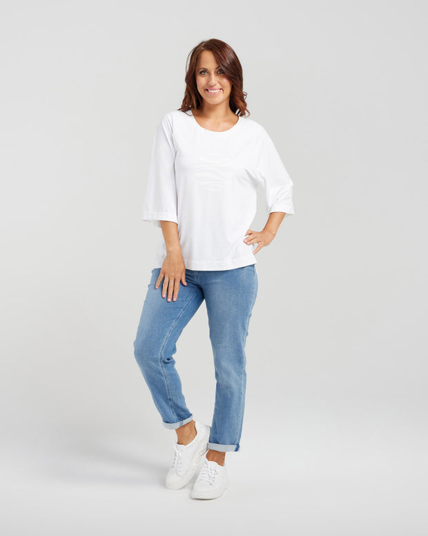 Zafina Claudia T-shirt - White