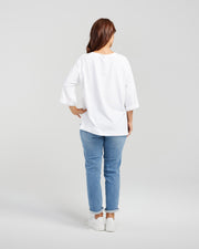 Zafina Claudia T-shirt - White