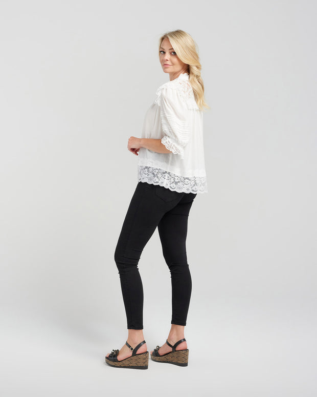 Zafina Danielle Top - White