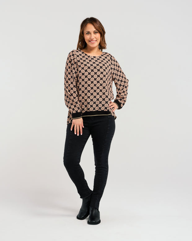 Zafina Havana Top - Basket Weave