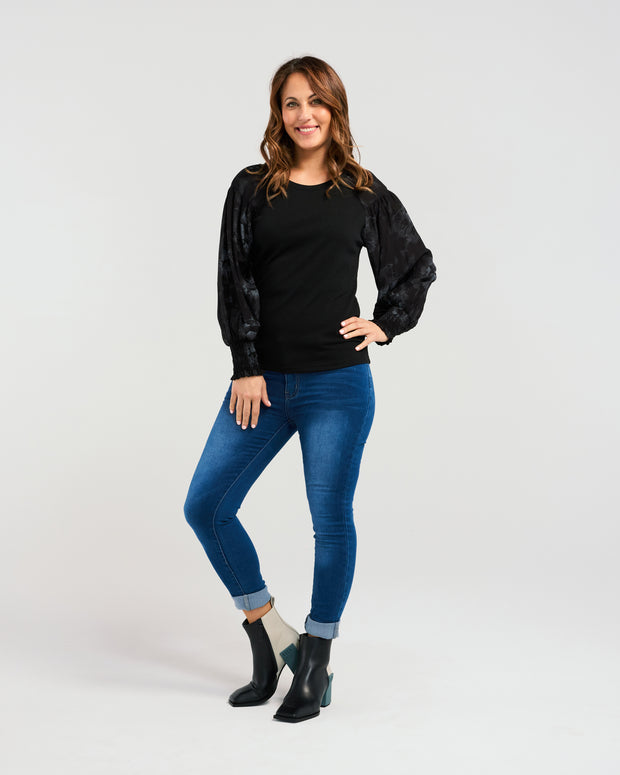 Zafina Aria Top - Black