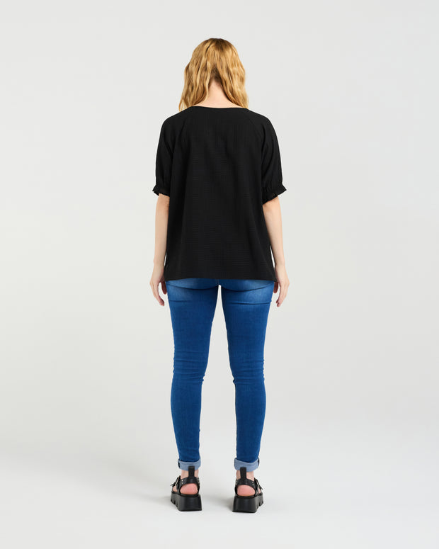 Zafina Ella Top - Black