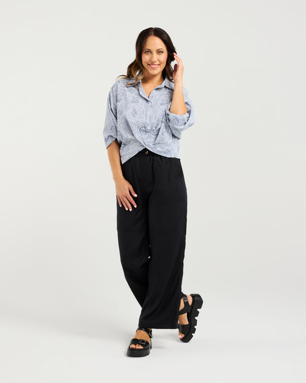 Zafina Heidi Shirt - Floral Check