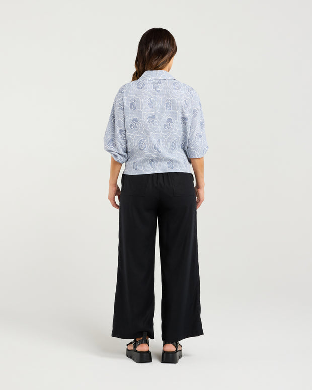 Zafina Heidi Shirt - Floral Check